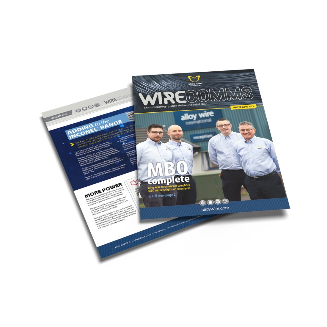 Winter 2023 Newsletter is out now - Alloy Wire International 4